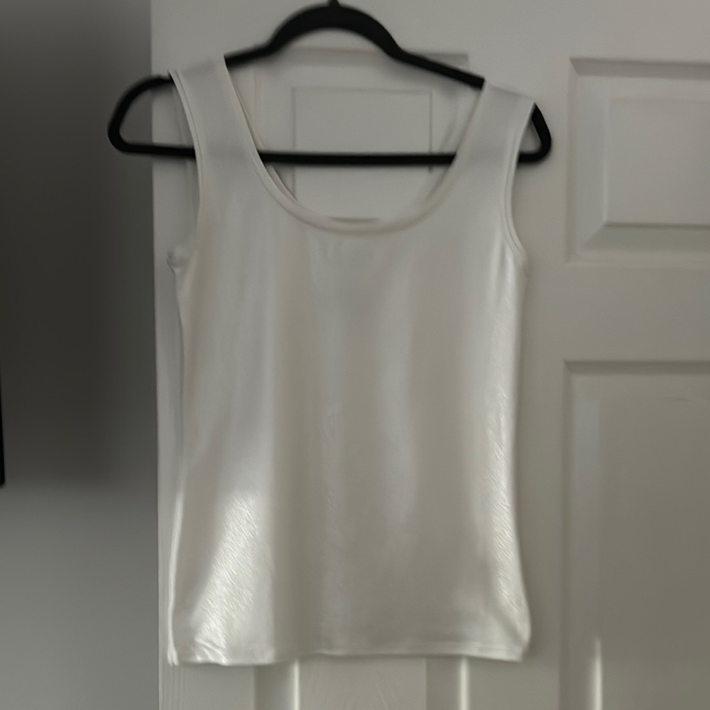 White house black market Elegant White Women's Tank Top   size s